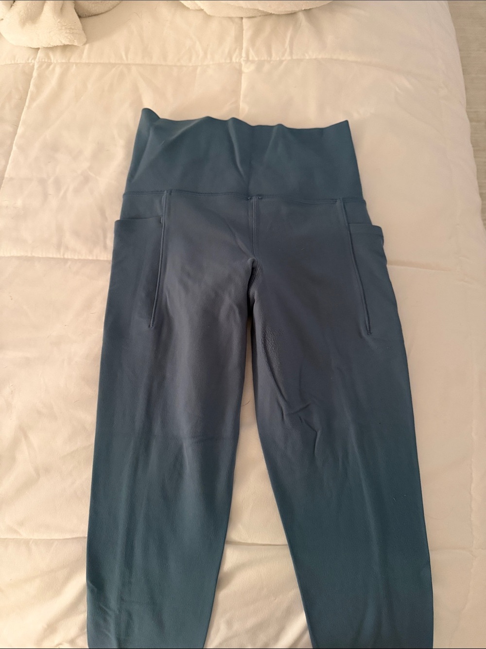 Athleta Slate Blue High-Rise Pocket Leggings
